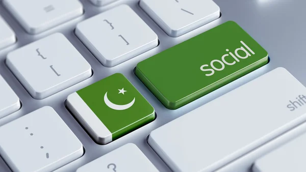 Pakistan sociala koncept — Stockfoto