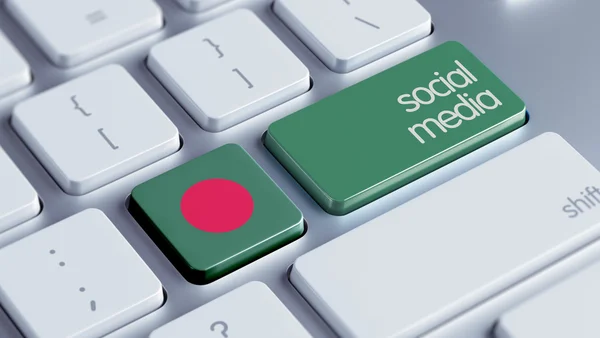 Concetto sociale di Media di Bangladesh — Foto Stock