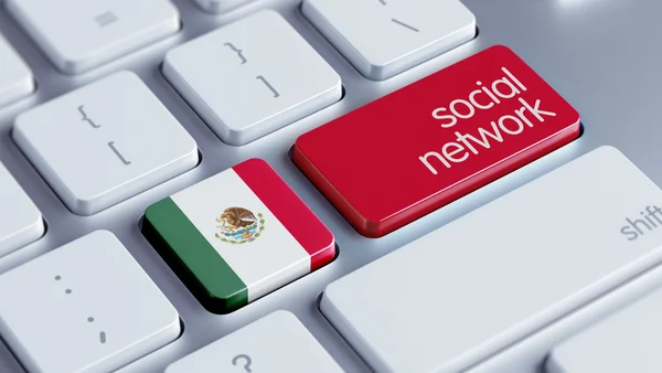 Mexican Flag Keyword Concept — Stock Photo, Image