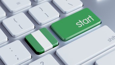 Nigeria Start Concept clipart