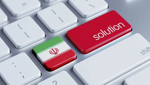 Conceito de solução para o Irã — Fotografia de Stock