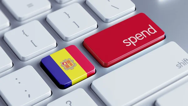 Andorra Concetto di spesa — Foto Stock