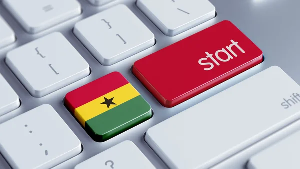 Ghana Start Concept — Stockfoto