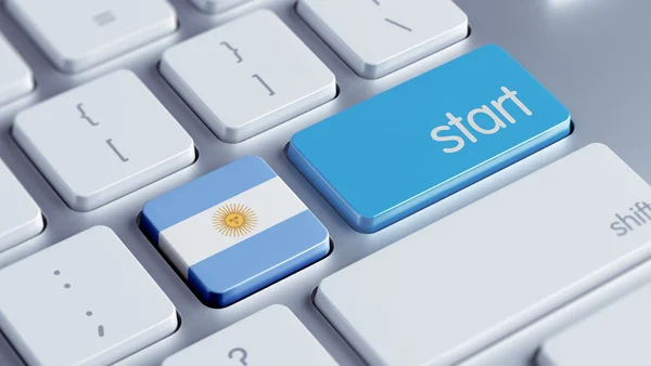 Argentina Start koncept — Stockfoto