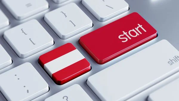 Oostenrijk Start Concept — Stockfoto