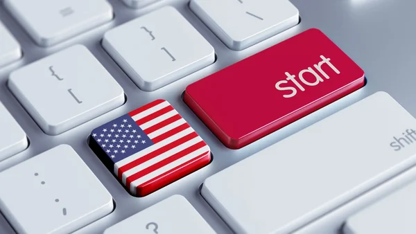 Estados Unidos Inicio Concepto — Foto de Stock