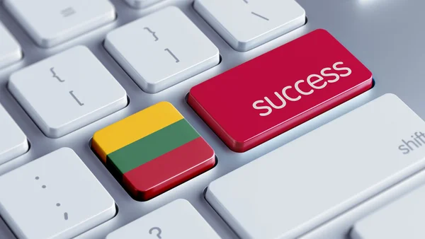Litvanya başarı kavramı — Stok fotoğraf