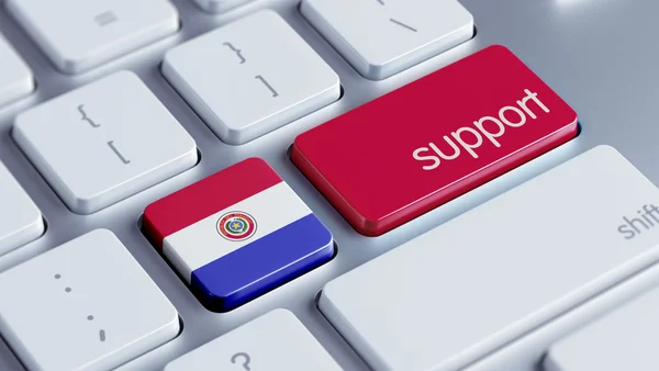 Paraguay destek kavramı — Stok fotoğraf