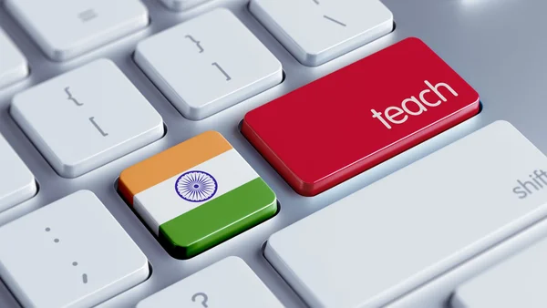 Indien lär koncept — Stockfoto