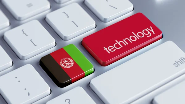 Afghanistan technologie Concept — Stockfoto