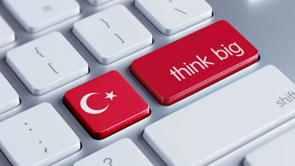 Turquia pensar grande conceito — Fotografia de Stock