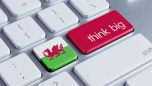 Wales Think Big Concept — Stock Photo, Image