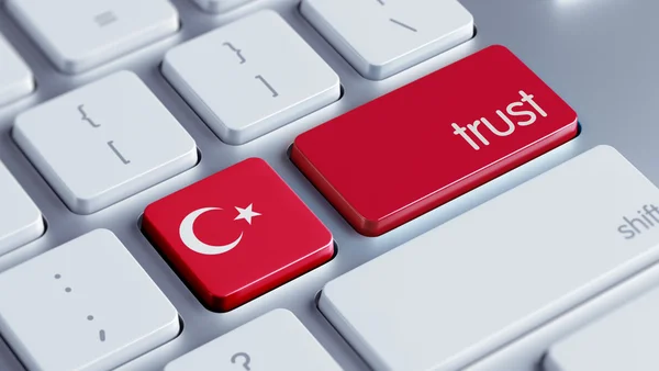 Turkiet förtroende koncept — Stockfoto