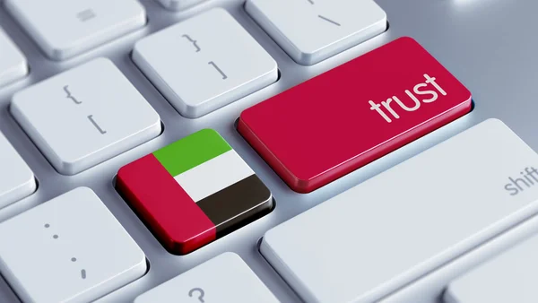 Verenigde Arabische Emirate vertrouwen Concept — Stockfoto