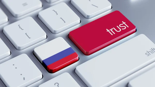 Rusland tillid koncept - Stock-foto