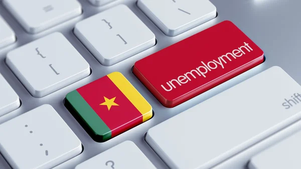 Cameroon Unemployment Concept — Stock Photo, Image