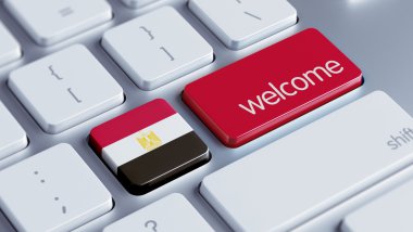 Egypt Welcome Concept clipart