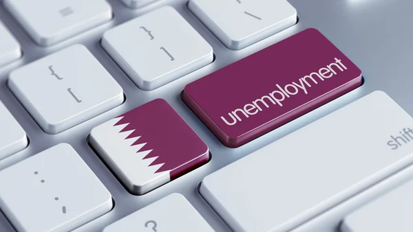 Qatar Arbeitslosenkonzept — Stockfoto