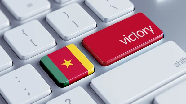 Cameroun Concept de victoire — Photo