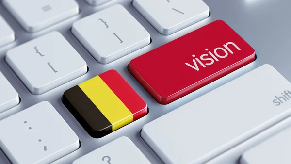 België visie Concep — Stockfoto