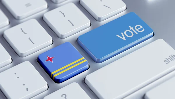 Arub  Vote Concept — Stock Photo, Image