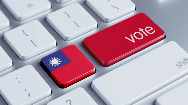 Taiwan Voto Concepto —  Fotos de Stock