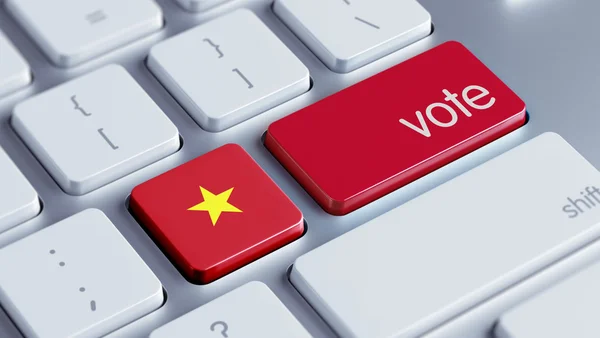 Koncept hlasování Vietnam — Stock fotografie