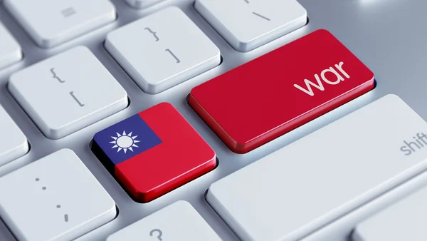 Taiwan oorlog Concep — Stockfoto