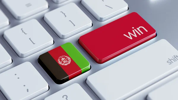 Afghanista Win Concept — Stock Photo, Image