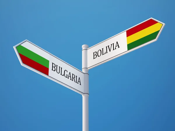 Bulgaria Bolivia Firma el concepto de banderas —  Fotos de Stock