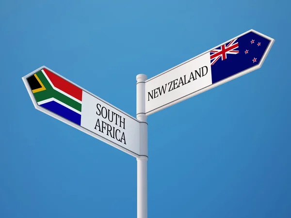 南非新西兰标志标志概念 — 图库照片
