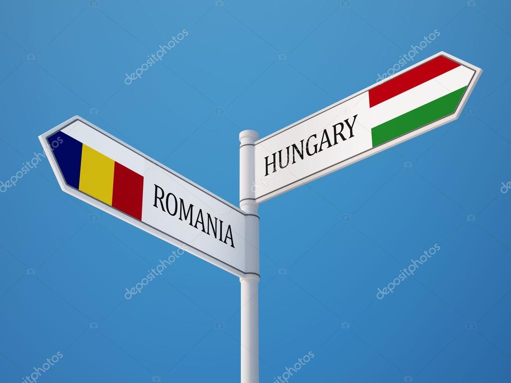 Resultado de imagen de bandera rumania y hungria