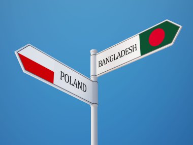 Polonya Bangladeş işaret bayrakları kavramı