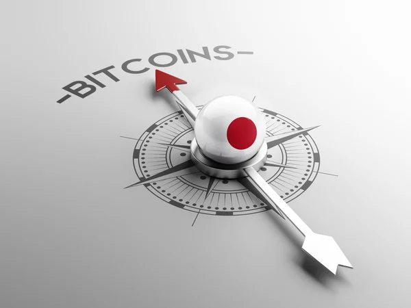 Japón Bitcoin Concepto — Foto de Stock