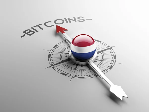 Olanda Concetto Bitcoin — Foto Stock