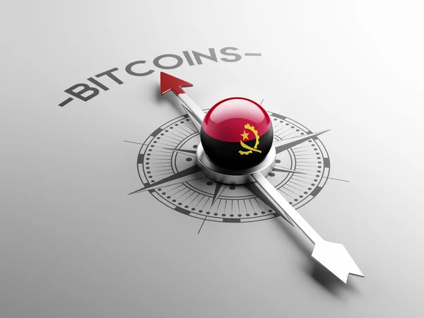 Angola  Bitcoin Concept — Stock Photo, Image