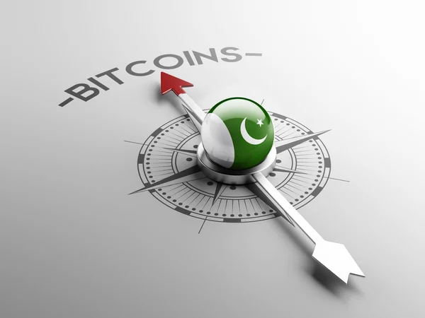 Пакистан Bitcoin — стоковое фото