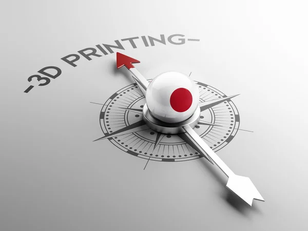 Japan 3d Printing Concept — Stock Photo, Image