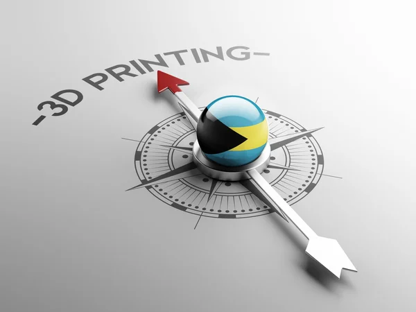 Bahamas 3d Printing Concept — Stock Photo, Image