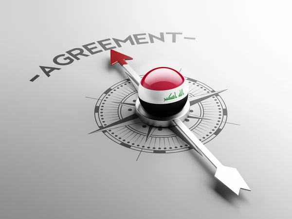 Irak overeenkomst concept — Stockfoto