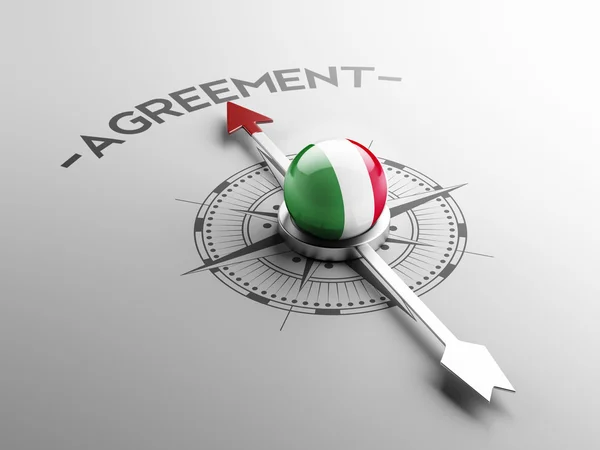 Italy Agreement Concept — Stock Photo, Image