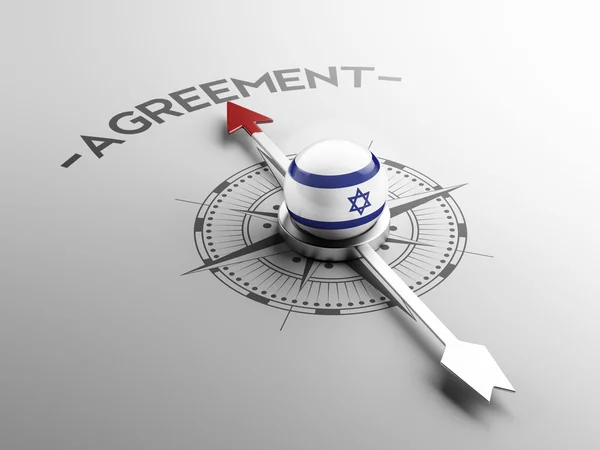 Israel Agreement Concept — Stock Photo, Image