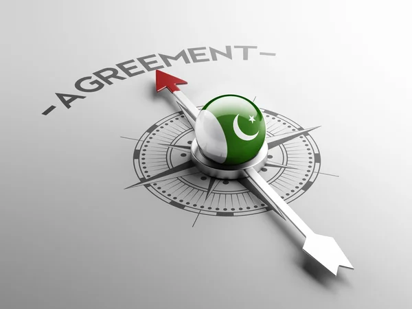 Conceito de Acordo com o Paquistão — Fotografia de Stock