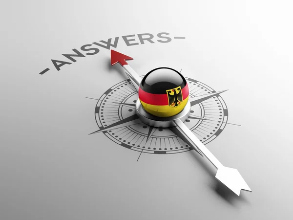 Alemania responde al concepto —  Fotos de Stock