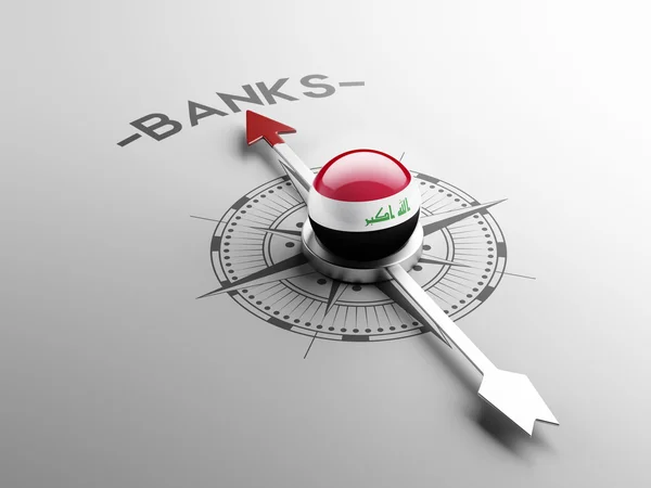 Concepto de bancos de Irak — Foto de Stock