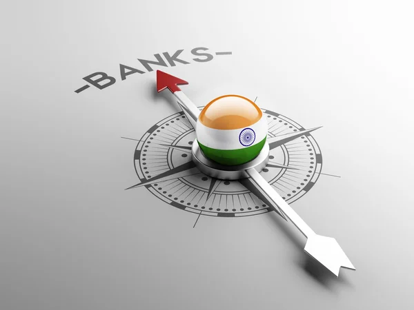 Hindistan bankalar kavramı — Stok fotoğraf