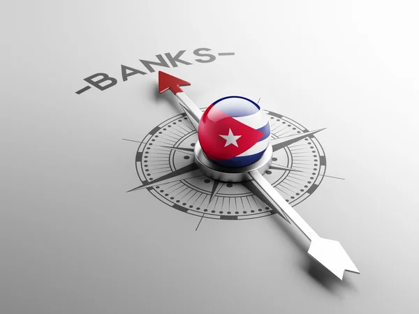 Concepto Cuba Banks —  Fotos de Stock