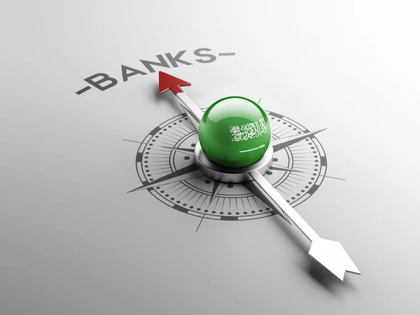 Arabia Saudita Concetto Banche — Foto Stock