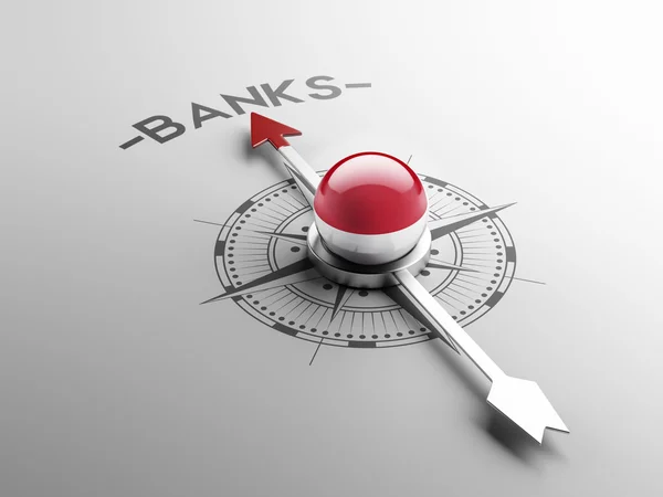 Indonesia concepto de bancos — Foto de Stock