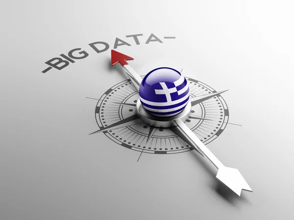 Grecia Big Data Concept — Foto de Stock